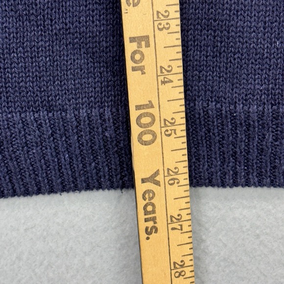 Vintage Northern Reflections Sweater Mens XL Golf Bag & Clubs Blue Knit Textured - Picture 4 of 8